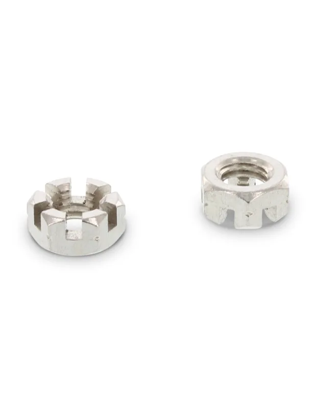 Tuerca hexagonal con ranuras inoxidable a2 m16