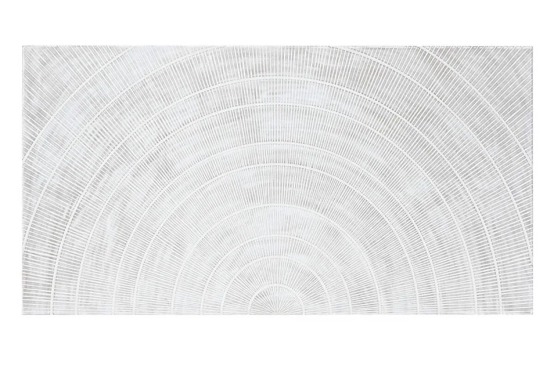 Cabecero de mdf 180 cm círculos decape blanco mb-218509