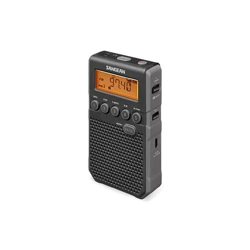 Radio am/fm estéreo recargable sangean