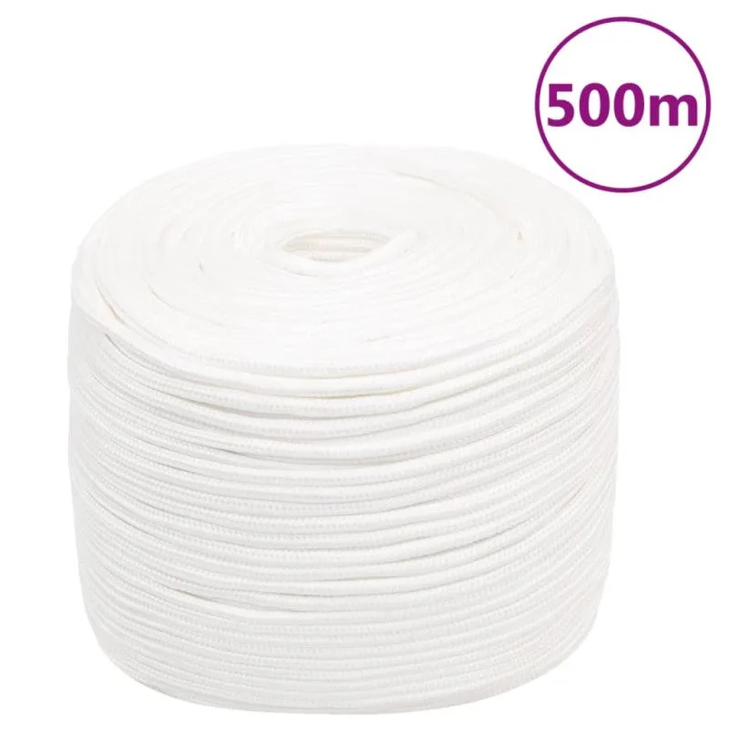 Cuerda de polipropileno blanca para barcos 10 mm 500 m - resistente y duradera