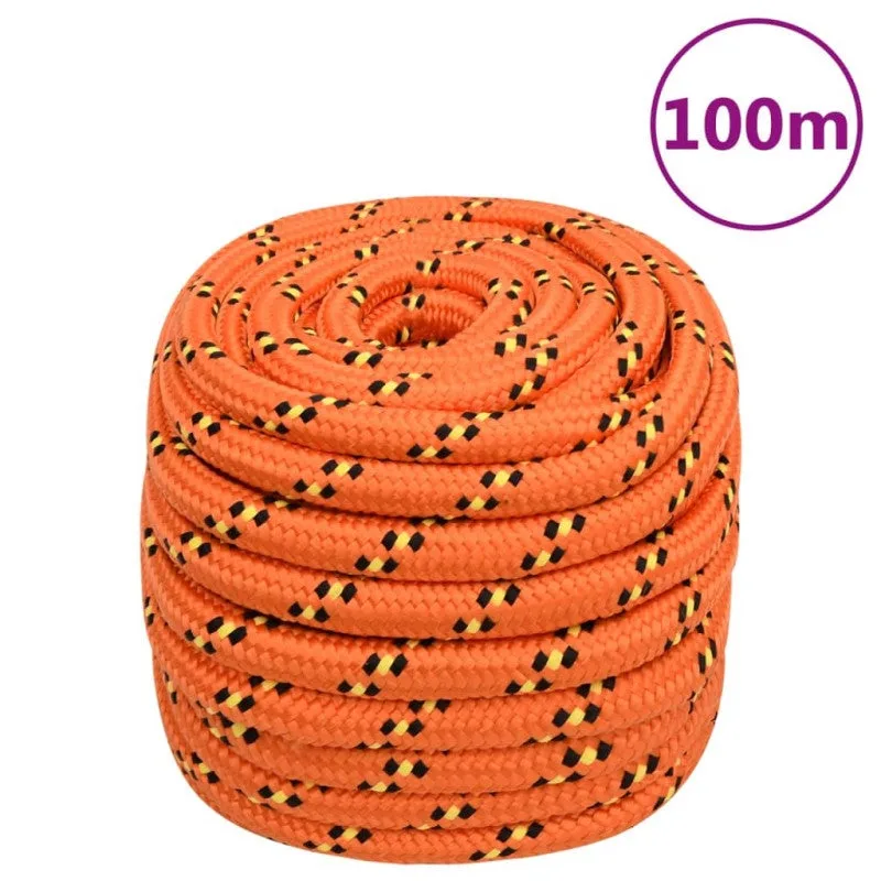 Cuerda naranja de polipropileno de 20 mm y 100 m