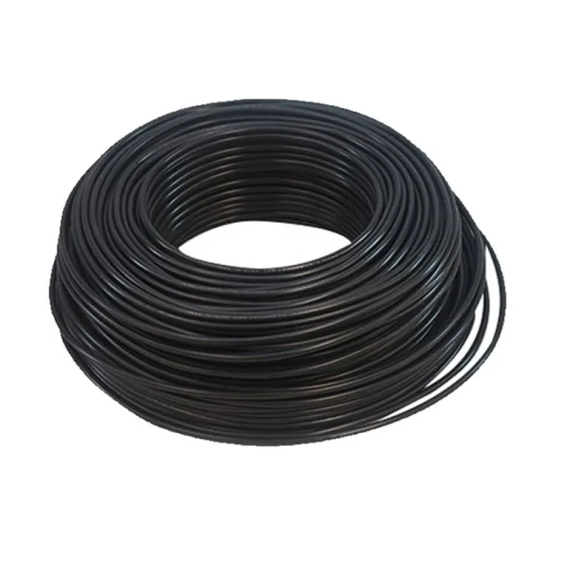 Cable electrico rollo 100 mtr negra. manguera 4x1.5mm² 2 flexible pvc rv-k 0,6/1kv