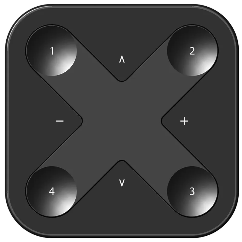 Panel de pared controlador bluetooth dimmer control luces led casambi xpress negro