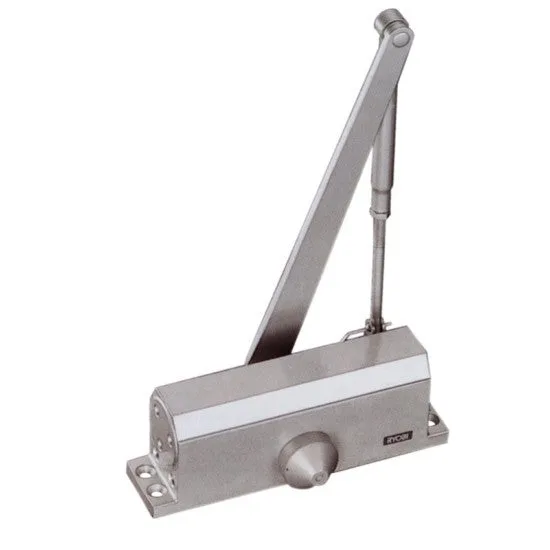 Cierrapuertas con brazo de compás 7002 ryobi - force 3 - plata - cortafuegos (puerta 50/70 kg) - 201072