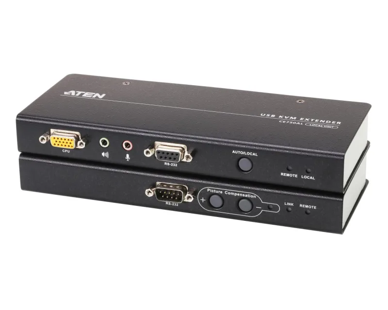 Aten ce750a extensor kvm transmisor y receptor