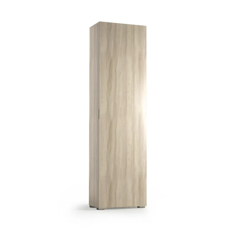 Columna polivalente h 182cm 1 puerta efecto madera olmo