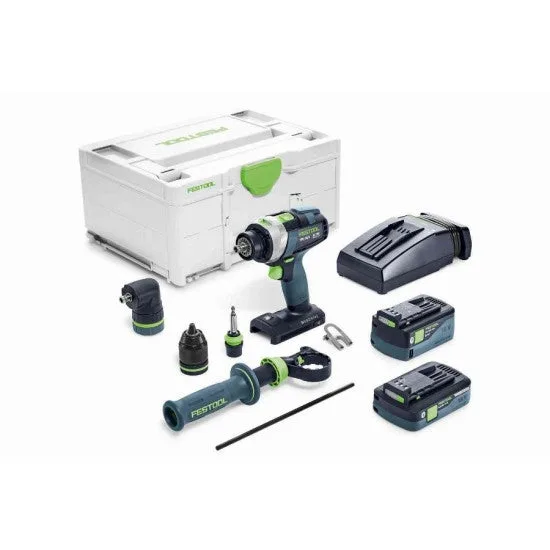 Perceuse visseuse à percussion tpc 18/4 5.2/4.0 i-set festool - 577247