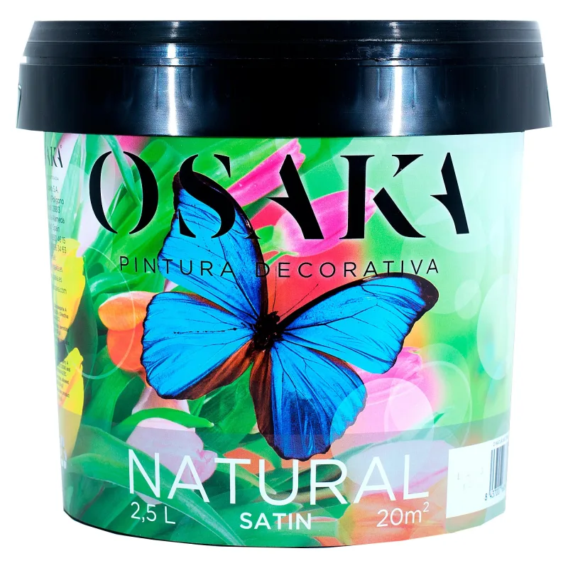 Pintura decorativa osaka satinado violeta cancún 2,5l