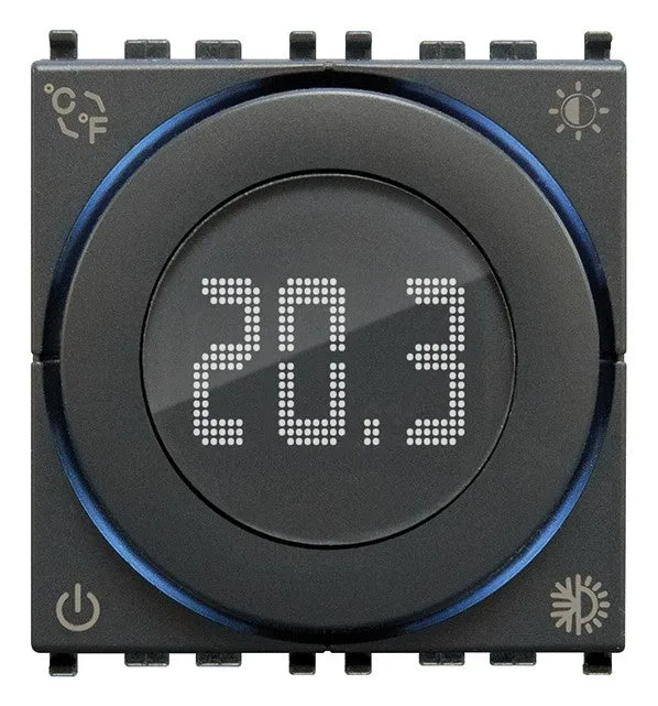 Vimar - 02970 termostato de rueda gris 2m 100-240v