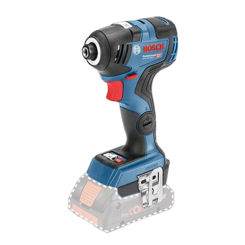 Bosch professional 06019g4104 avvitatore gdr 18v-200 c solo, blu
