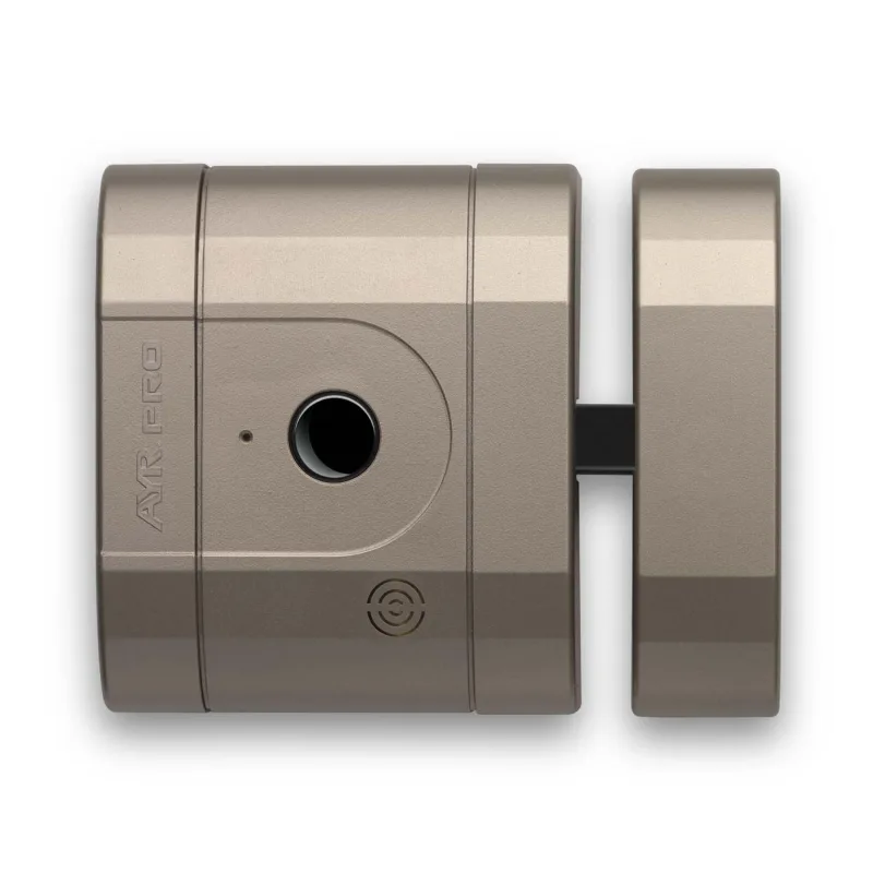 Cerradura electrónica invisible ayr int lock pro níquel con alarma 100db