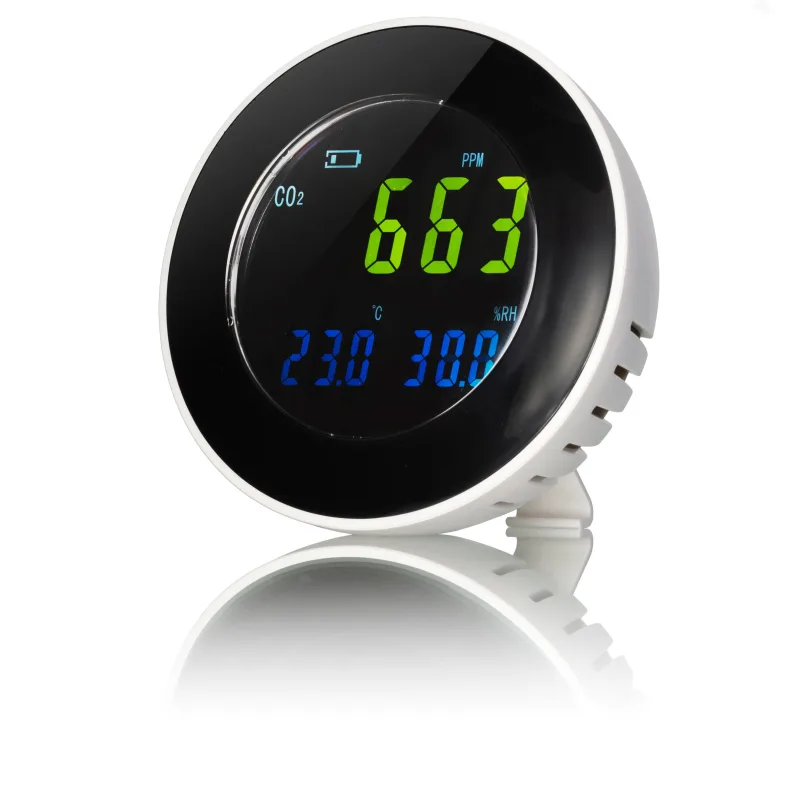 Medidor de co2 con registrador de datos para controlar la calidad del aire inv