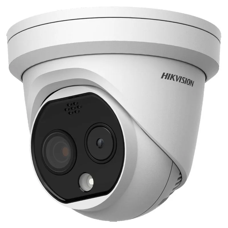 Hikvision caméra ip dôme 4mp ff 4.3 mm poe thermique - ds-2td1228-3/qa