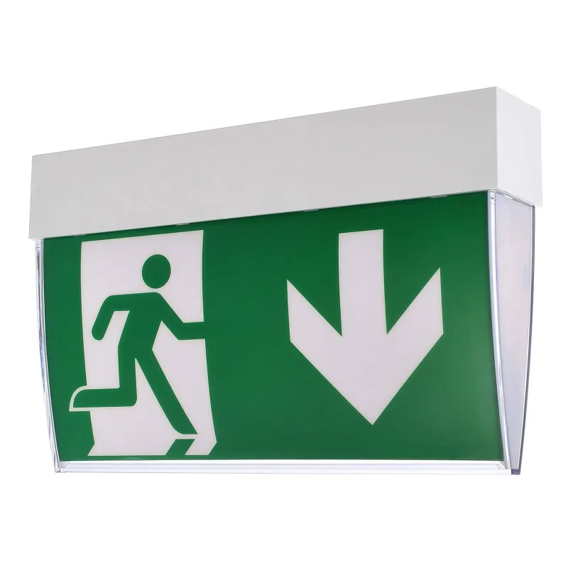 Lámpara de emergencia led 3w lámpara de techo mesa salida seguridad oficina centros comerciales tienda 230v ip54