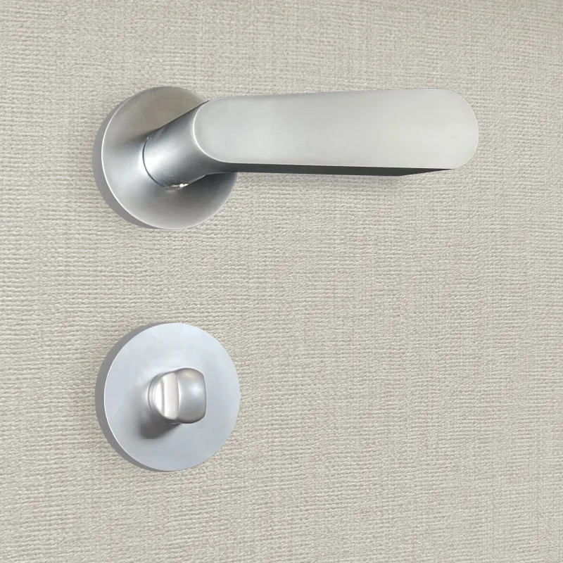 Manilla de diseño con acabado cromado mate regina - katchmee