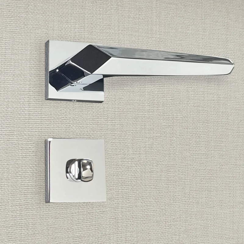 Manilla de diseño gilda con acabado cromado brillante y mecanismo de bloqueo- katchmee