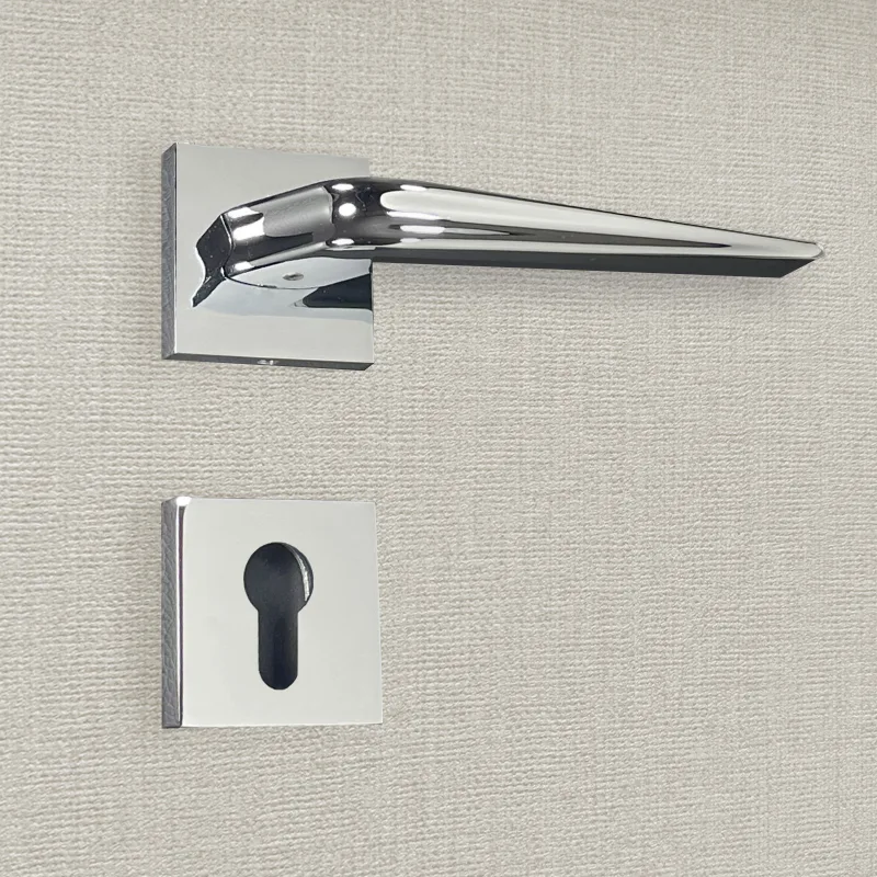 Manilla de cilindro lara en acabado cromo brillo - katchmee