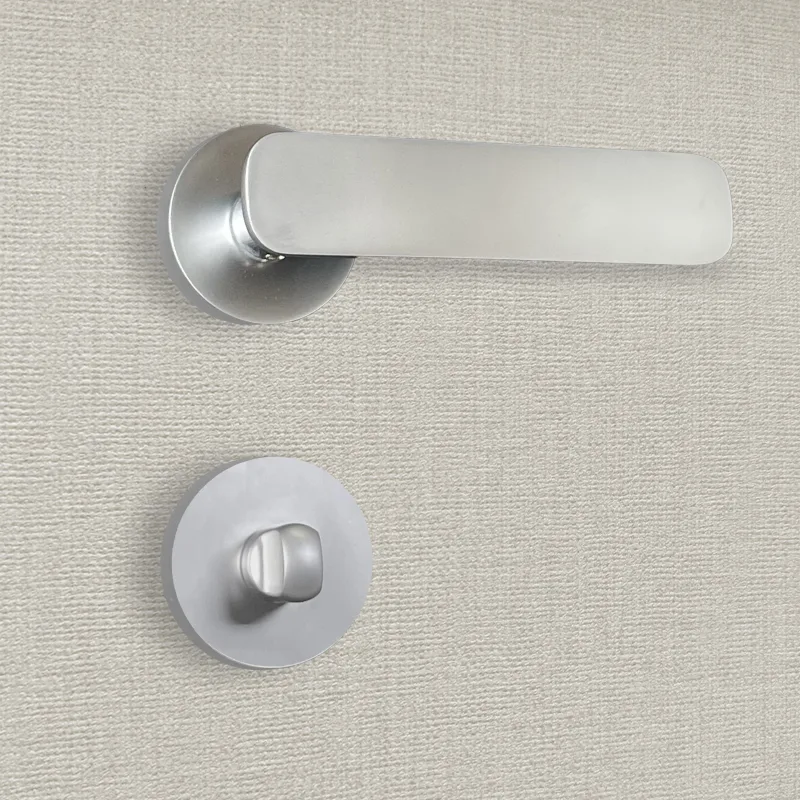 Manilla de diseño con acabado cromado mate eva - katchmee