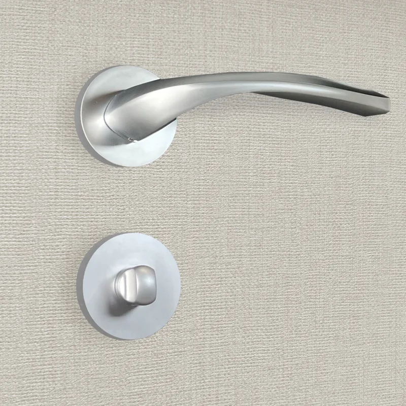 Manilla de puerta de diseño flavia acabado cromo mate - katchmee