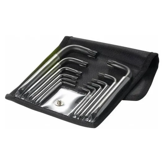 Jeu de 12 clés males coudees torx en trousse sam - 66tr12