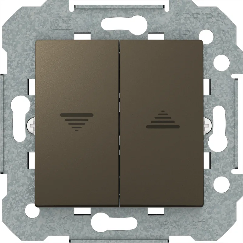 Interruptor de persiana viva gris lava