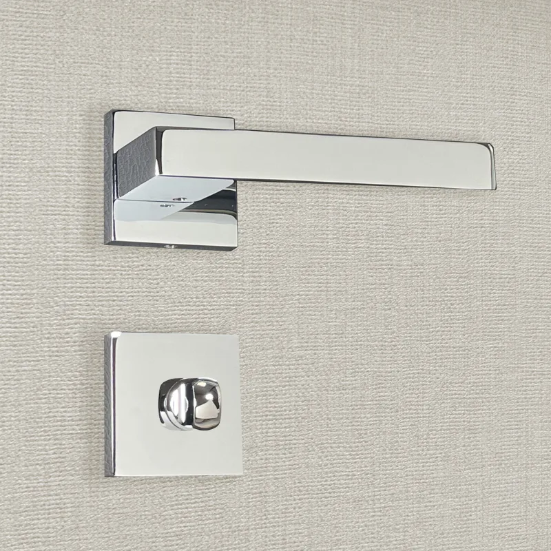 Manilla de diseño alda con cierre y acabado cromado brillante - katchmee