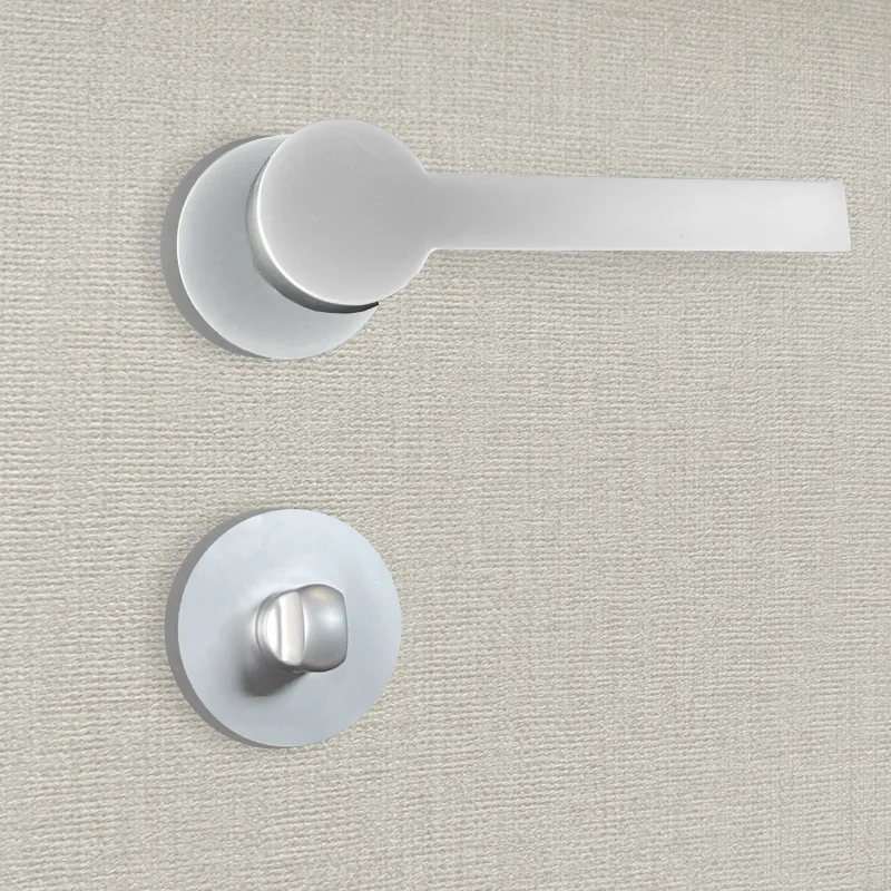 Manilla de diseño con acabado cromado mate marina - katchmee