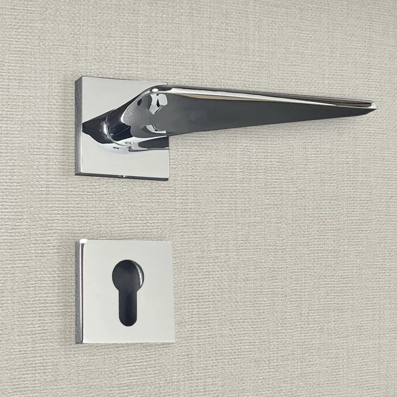 Manilla de cilindro andrea acabado cromo brillante - katchmee