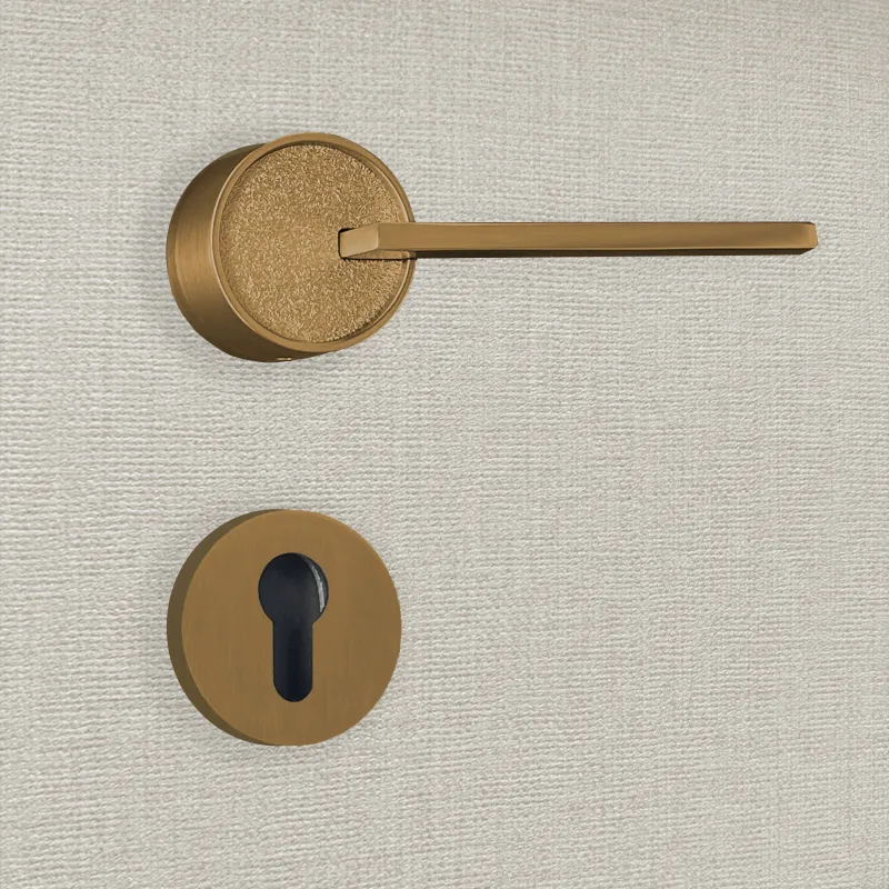 Manilla cilíndrica gulia acabado oro mate - katchmee