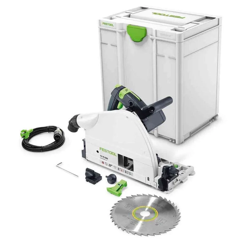 Festool ts 75 ebq-plus sierra circular - 1600w ø210 mm - con hoja universal hw wood - 576110