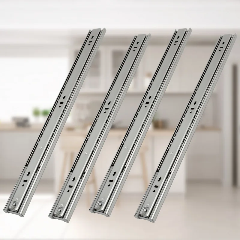 Guías de cajones guía de extracción total guía de alta resistencia guía telescópica guía de bolas 45mm 550mm 20 pièces