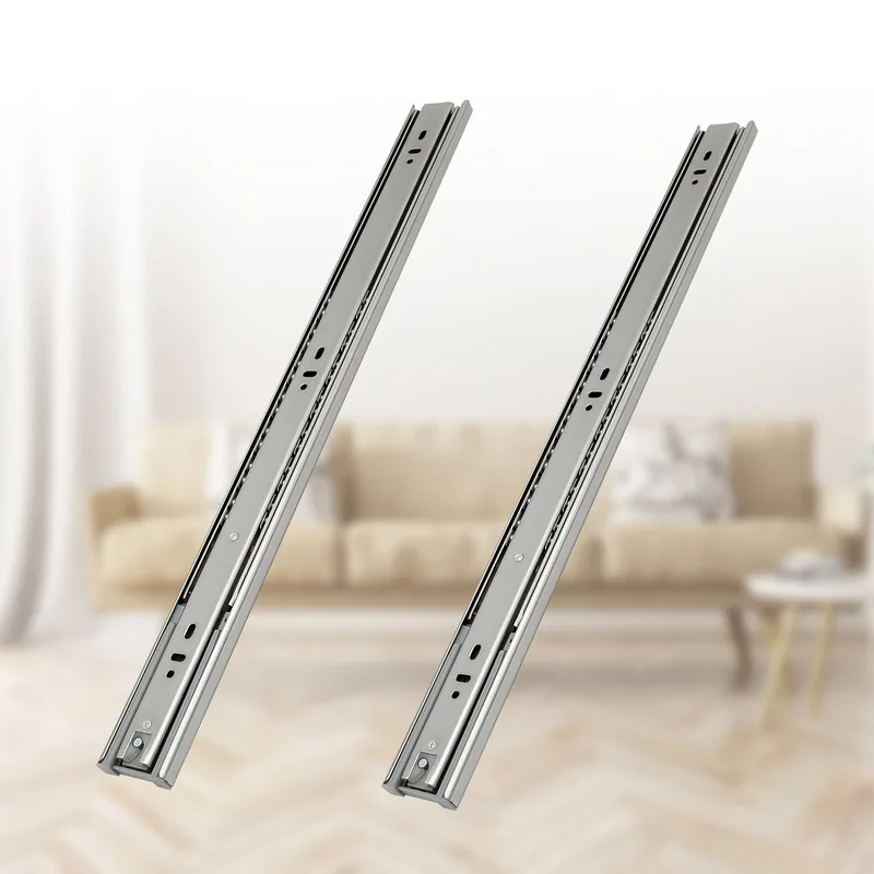 Guías de cajones guía de extracción total guía de alta resistencia guía telescópica guía de bolas 45mm 550mm 10 pièces