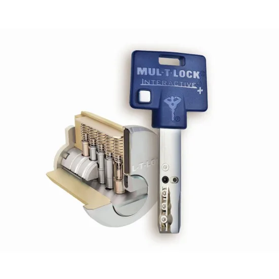 Cylindre mtl600 262s+ 80 40-40 nm pan mul-t-lock 3 clés pvc bleues b.r.- eum6p4040xx3pblvr