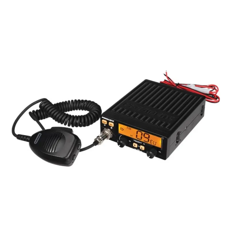 Station de radio cb (am/fm) president teddy ii - 40 canaux