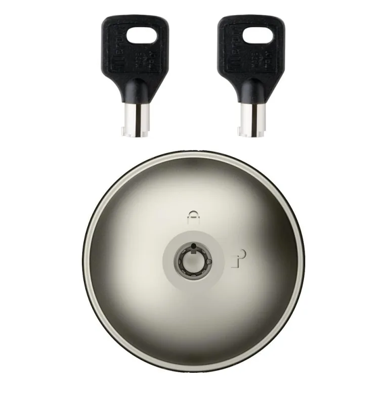 Cerradura de seguridad para furgoneta ufo2 en niquelado