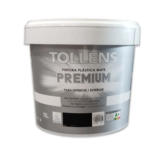 Plástica premium mate negro 12 lt