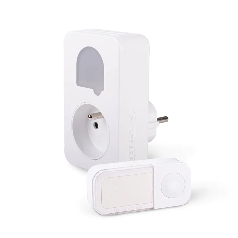 Timbre inalámbrico enchufable sin pilas 150 m scs sentinel sone+