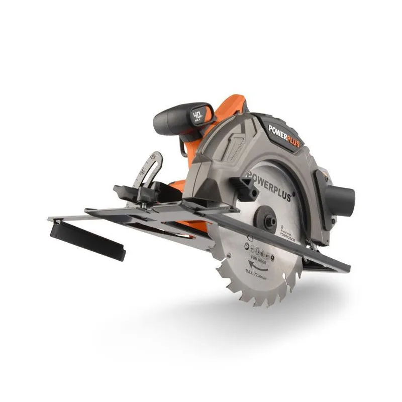 Sierra circular inalámbrica 40v ø185 mm - powdp25230 de potencia dual - entregado sin batería o cargador