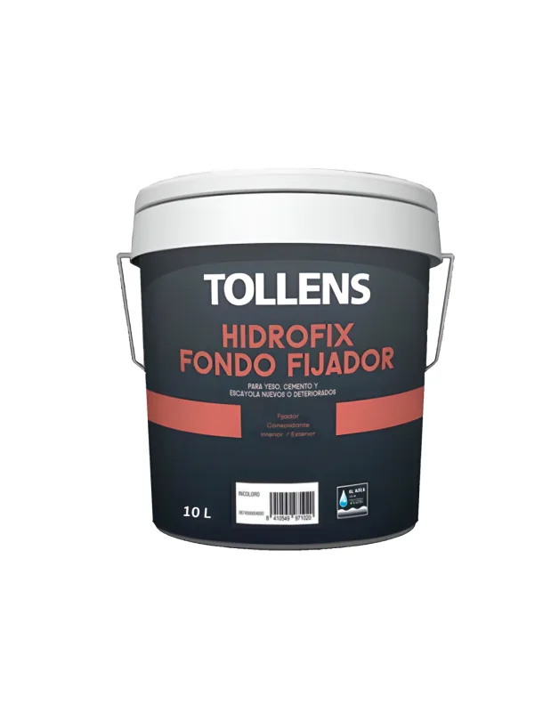 Tollens - hidrofix fondo fijador al agua 10 lt