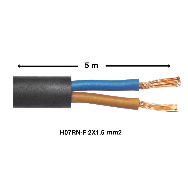 Cable eléctrico lexman h07rn-f de 5 m