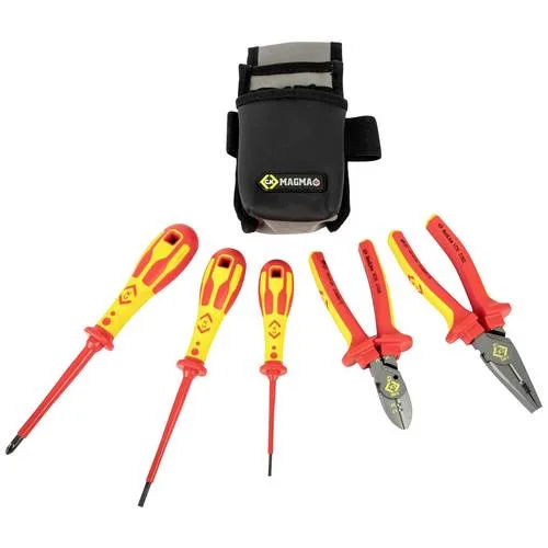 Bolsa de cinturón con herramientas, 6 partes