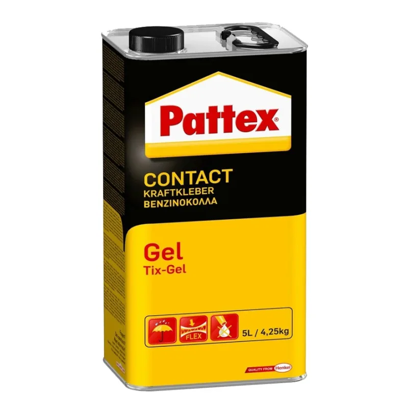 Adhesivo de contacto en gel pattex - lata 4,25 kg - 1419285