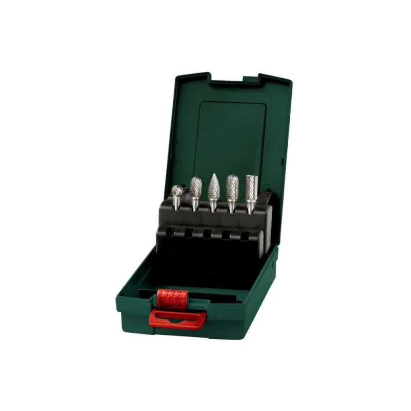 Metabo 628403000 set 5 fresas md dentado en cruz vástago de 6 mm