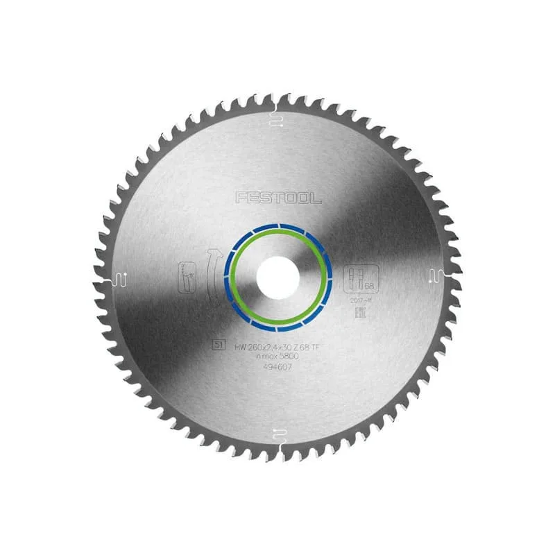 Festool hoja de sierra especial 260x2,4x30 tf68