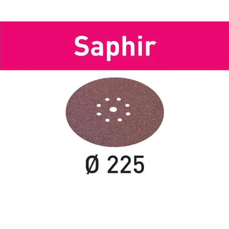 Disco de lijar stf d225/48 p24 sa/25 saphir - 205650 - festool