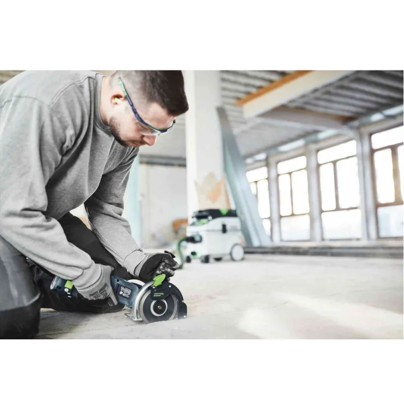 Radial de corte de diamante a batería dsc-agc 18-125 fh eb-basic - 576829 - festool
