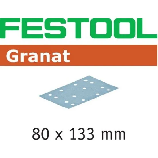Festool hoja de lijar stf 80x133 p180 gr/100 granat
