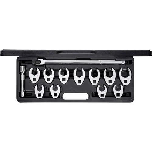 Conjunto de llaves de zócalo de pie de cuervo 13 piezas. métrico