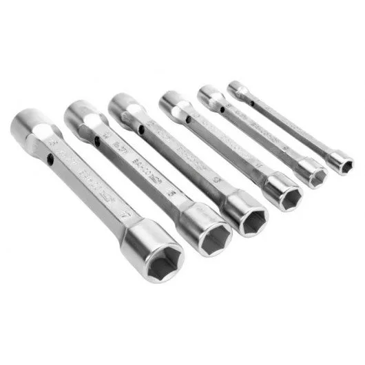 Jgo llave tubo 2 bocas 6 pzas