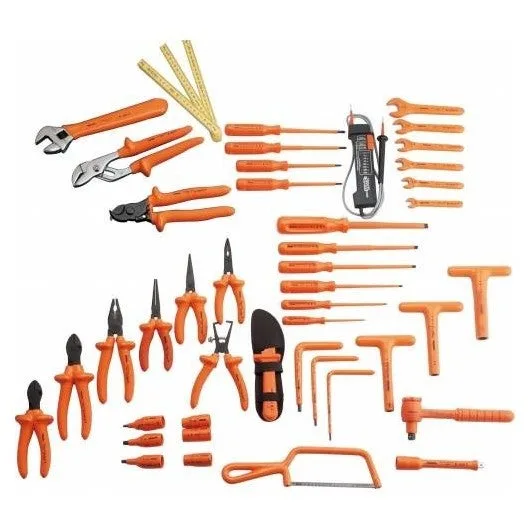 Caisse textile 30l avec 45 outils isoles 1000v sam - z45tvs